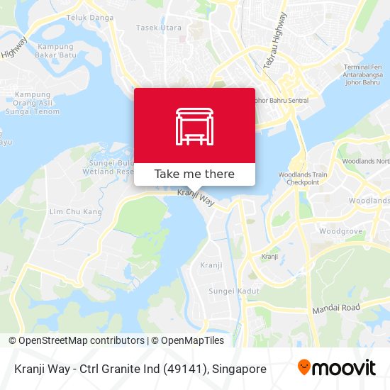 Kranji Way - Ctrl Granite Ind (49141) map
