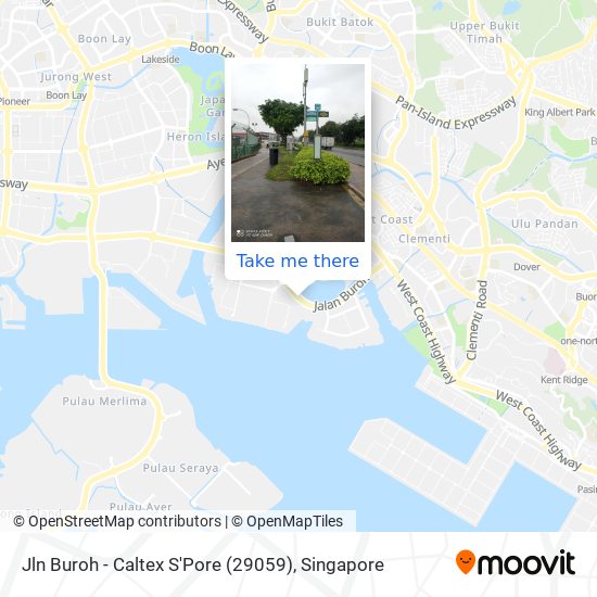 Jln Buroh - Caltex S'Pore (29059) map