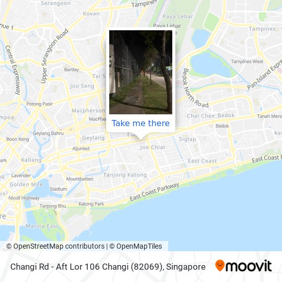 Changi Rd - Aft Lor 106 Changi (82069)地图