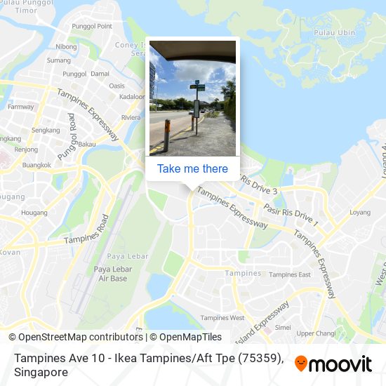 Tampines Ave 10 - Ikea Tampines / Aft Tpe (75359)地图