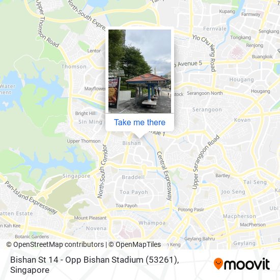 Bishan St 14 - Opp Bishan Stadium (53261) map