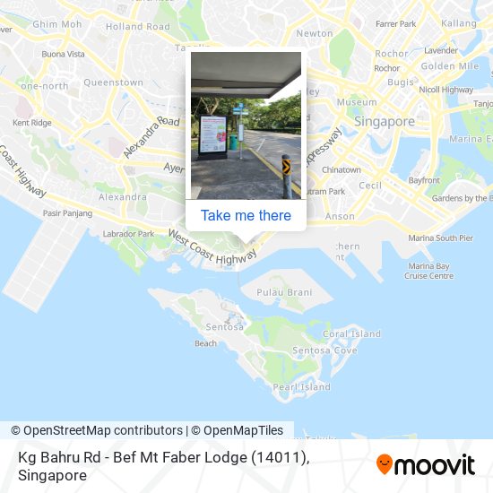 Kg Bahru Rd - Bef Mt Faber Lodge (14011) map