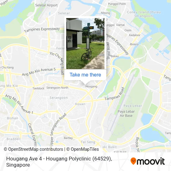 Hougang Ave 4 - Hougang Polyclinic (64529)地图