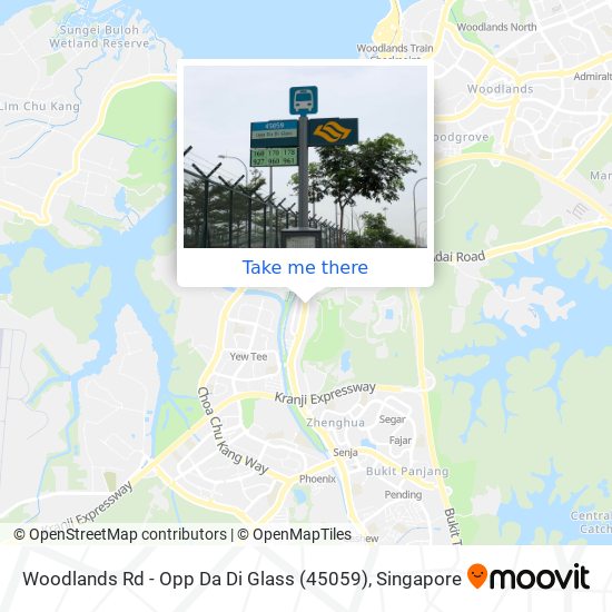 Woodlands Rd - Opp Da Di Glass (45059) map