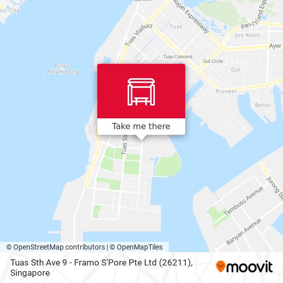 Tuas Sth Ave 9 - Framo S'Pore Pte Ltd (26211)地图