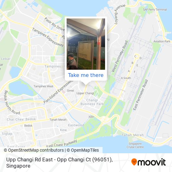 Upp Changi Rd East - Opp Changi Ct (96051)地图