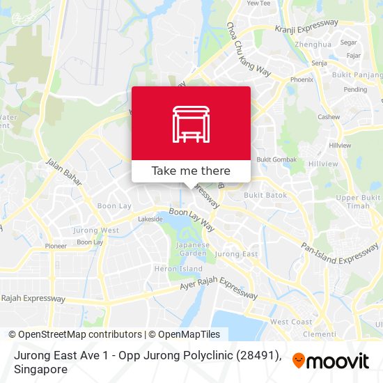 Jurong East Ave 1 - Opp Jurong Polyclinic (28491) map