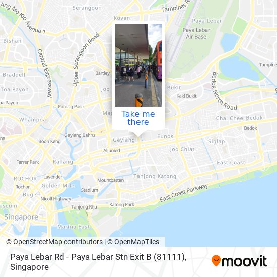 Paya Lebar Rd - Paya Lebar Stn Exit B (81111) map