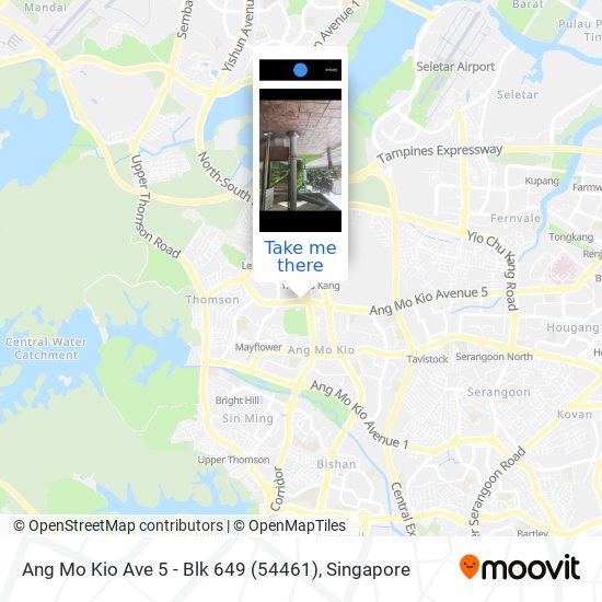 Ang Mo Kio Ave 5 - Blk 649 (54461) map