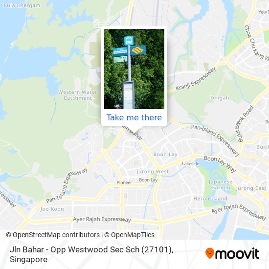 Jln Bahar - Opp Westwood Sec Sch (27101) map
