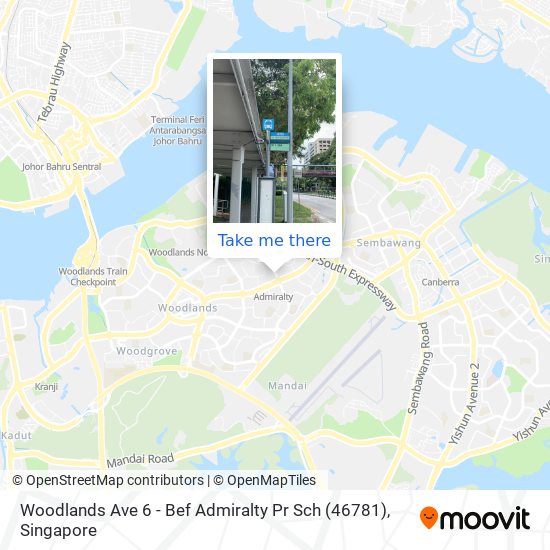 Woodlands Ave 6 - Bef Admiralty Pr Sch (46781)地图