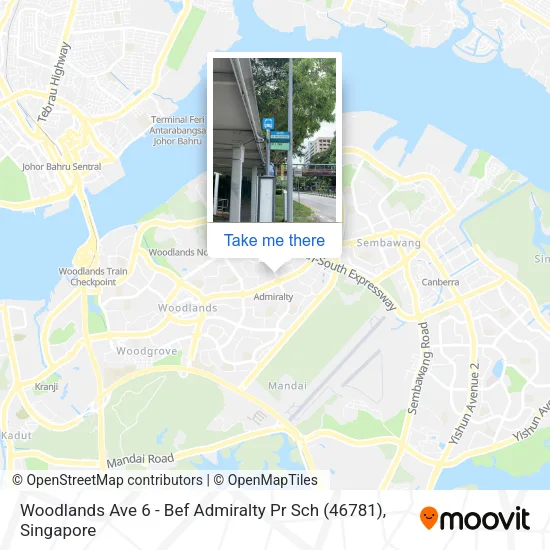 Woodlands Ave 6 - Bef Admiralty Pr Sch (46781)地图