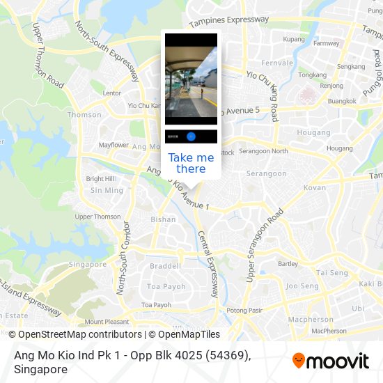 Ang Mo Kio Ind Pk 1 - Opp Blk 4025 (54369) map