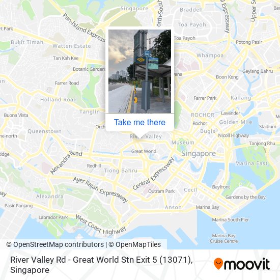 River Valley Rd - Great World Stn Exit 5 (13071) map