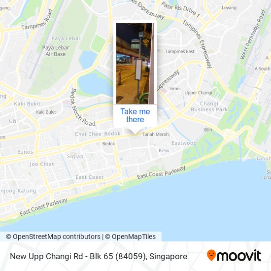 New Upp Changi Rd - Blk 65 (84059) map