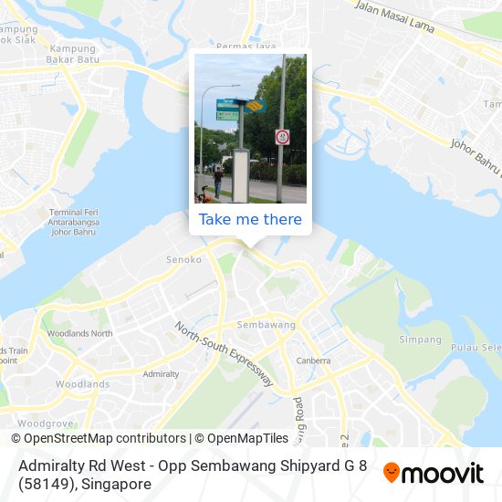 Admiralty Rd West - Opp Sembawang Shipyard G 8 (58149) map