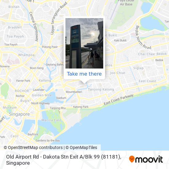 Old Airport Rd - Dakota Stn Exit A / Blk 99 (81181)地图