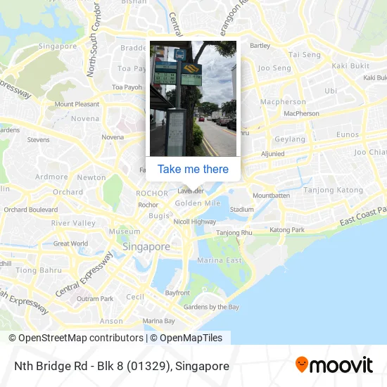 Nth Bridge Rd - Blk 8 (01329) map
