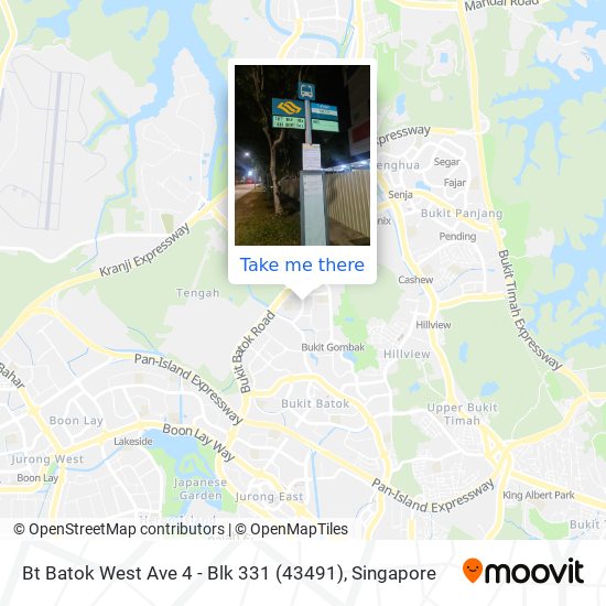 Bt Batok West Ave 4 - Blk 331 (43491) map