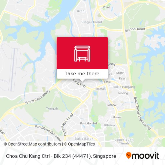 Choa Chu Kang Ctrl - Blk 234 (44471)地图