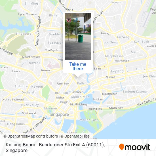Kallang Bahru - Bendemeer Stn Exit A (60011)地图