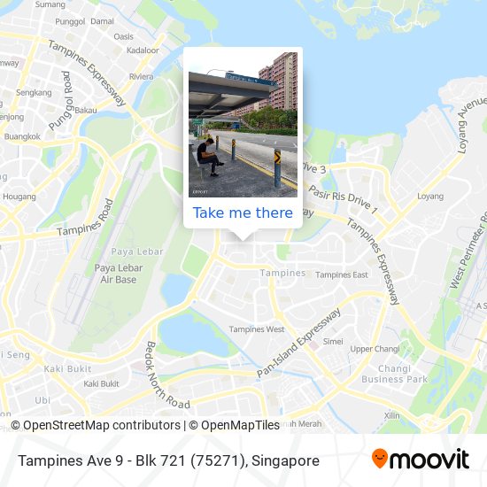 Tampines Ave 9 - Blk 721 (75271)地图