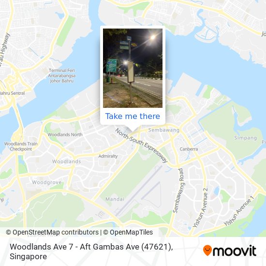 Woodlands Ave 7 - Aft Gambas Ave (47621) map