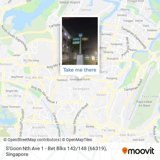 S'Goon Nth Ave 1 - Bet Blks 142 / 148 (66319)地图