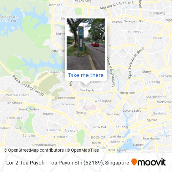 Lor 2 Toa Payoh - Toa Payoh Stn (52189) map