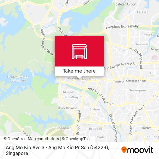 Ang Mo Kio Ave 3 - Ang Mo Kio Pr Sch (54229) map