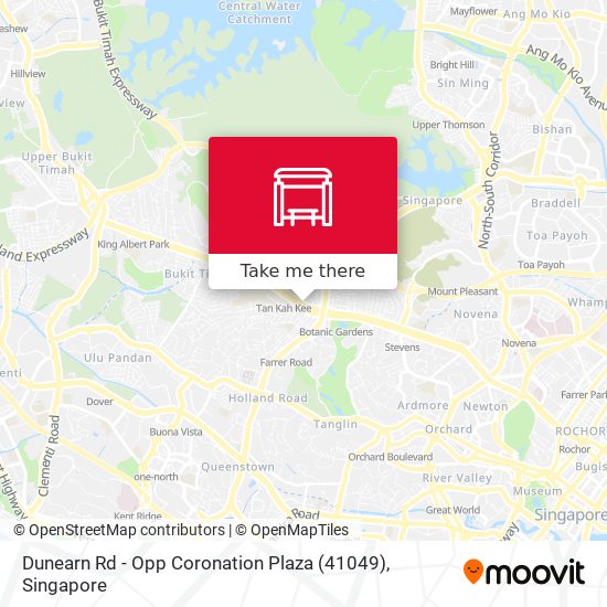 Dunearn Rd - Opp Coronation Plaza (41049) map
