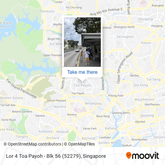 Lor 4 Toa Payoh - Blk 56 (52279) map