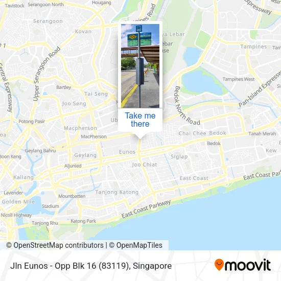 Jln Eunos - Opp Blk 16 (83119)地图