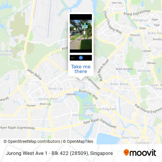 Jurong West Ave 1 - Blk 422 (28509)地图