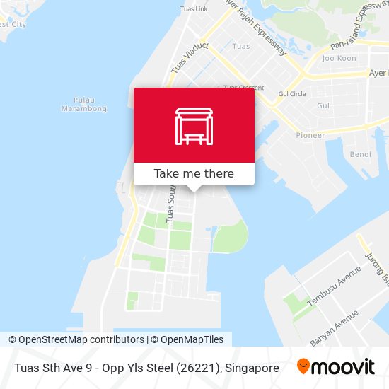 Tuas Sth Ave 9 - Opp Yls Steel (26221) map