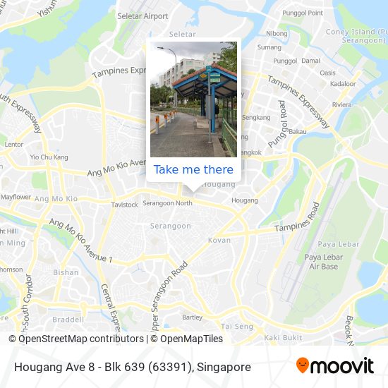Hougang Ave 8 - Blk 639 (63391)地图