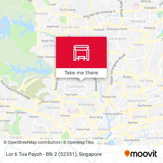 Lor 6 Toa Payoh - Blk 2 (52351) map