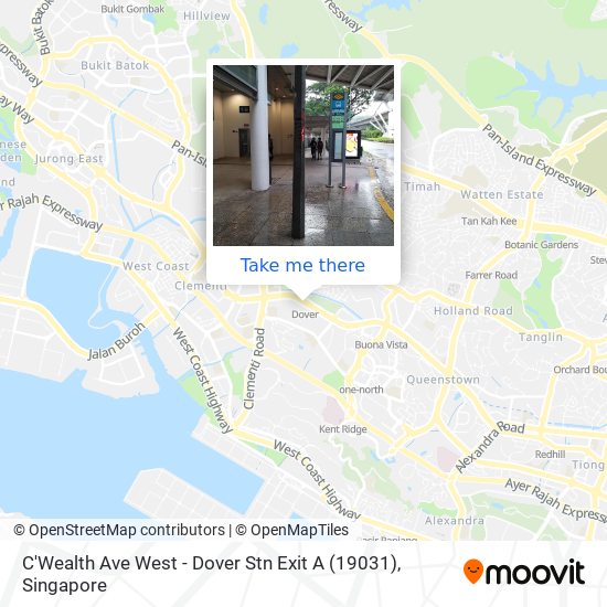 C'Wealth Ave West - Dover Stn Exit A (19031)地图