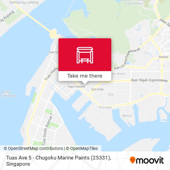 Tuas Ave 5 - Chugoku Marine Paints (25331)地图