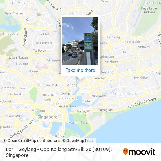 Lor 1 Geylang - Opp Kallang Stn / Blk 2c (80109) map