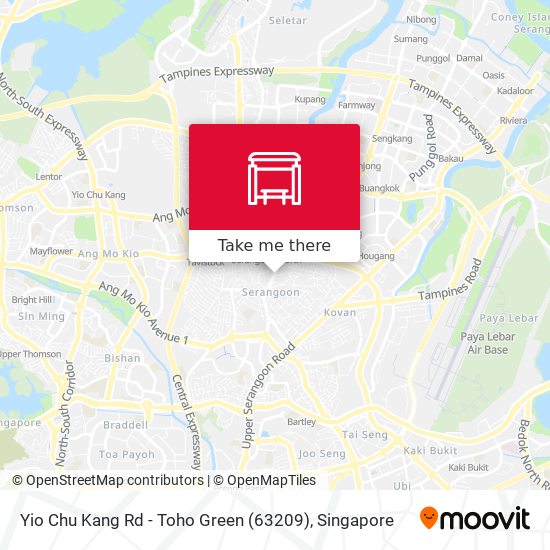 Yio Chu Kang Rd - Toho Green (63209) map