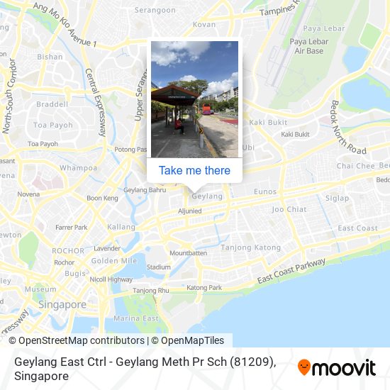 Geylang East Ctrl - Geylang Meth Pr Sch (81209) map
