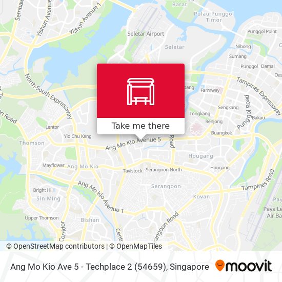 Ang Mo Kio Ave 5 - Techplace 2 (54659)地图