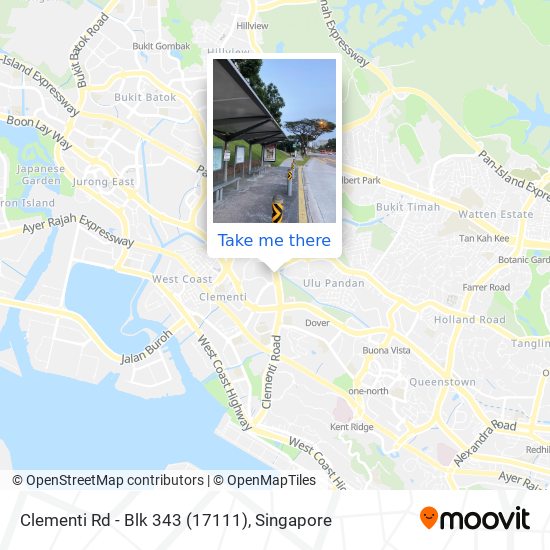 Clementi Rd - Blk 343 (17111) map