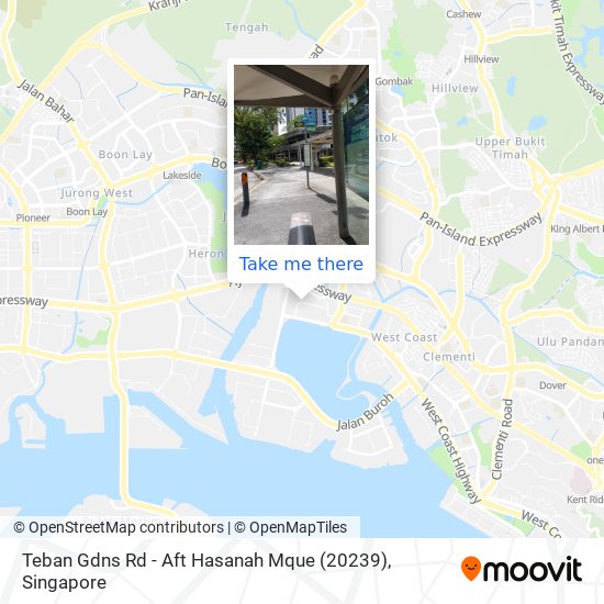 Teban Gdns Rd - Aft Hasanah Mque (20239)地图