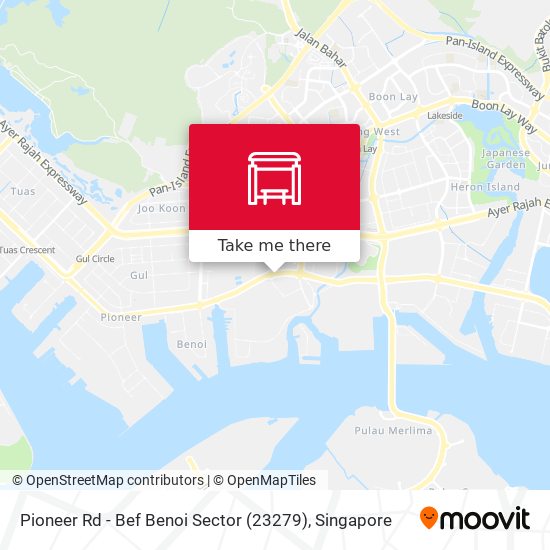 Pioneer Rd - Bef Benoi Sector (23279) map