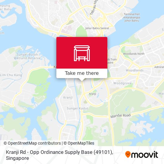 Kranji Rd - Opp Ordinance Supply Base (49101) map