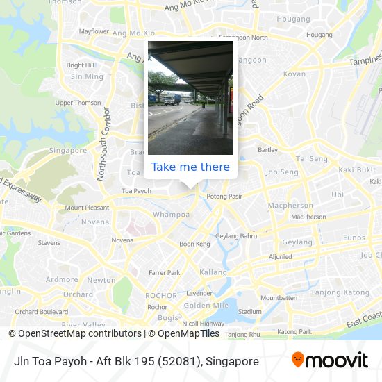 Jln Toa Payoh - Aft Blk 195 (52081)地图