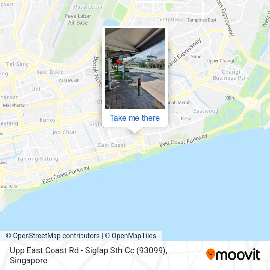 Upp East Coast Rd - Siglap Sth Cc (93099)地图