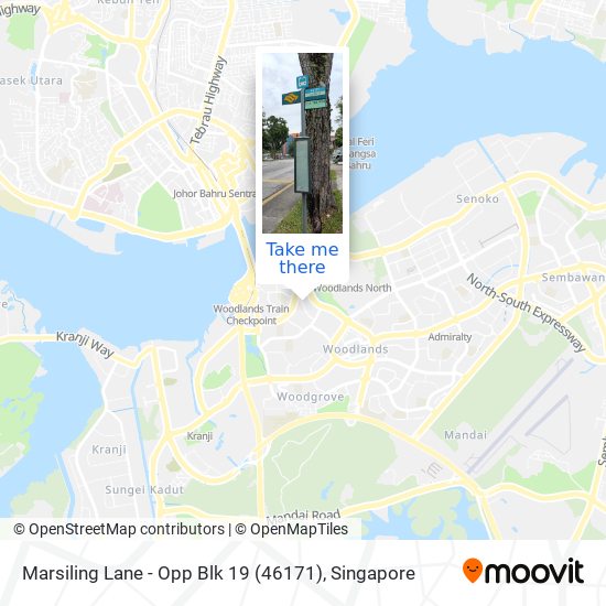 Marsiling Lane - Opp Blk 19 (46171) map